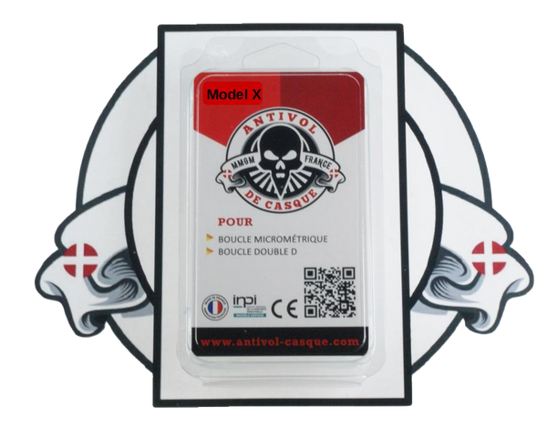 Pack cadenas Model X + clé tête de mort